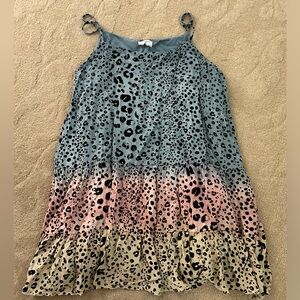 Storia medium ombre animal print dress